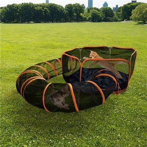 Outdoor Cat Enclosures, Portable Cat Playhouse Indoor Playpen with Carry Bag